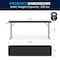 Flash Furniture 18 W, 70.8 L, 29 H, Metal, Plastic, Plastic: Polyethylene Top, Black RB-1872-BK-GG - alternate 17